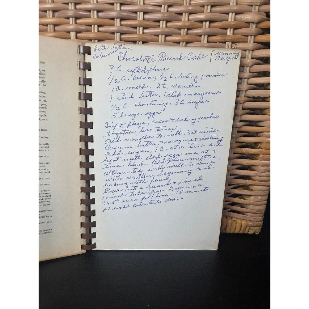 Vintage Mt Tabor Cookbook Winston-Salem NC 1845-1975‎ Methodist Church Recipes